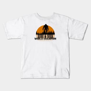 Hide & Seek World Champion Sasquatch Kids T-Shirt